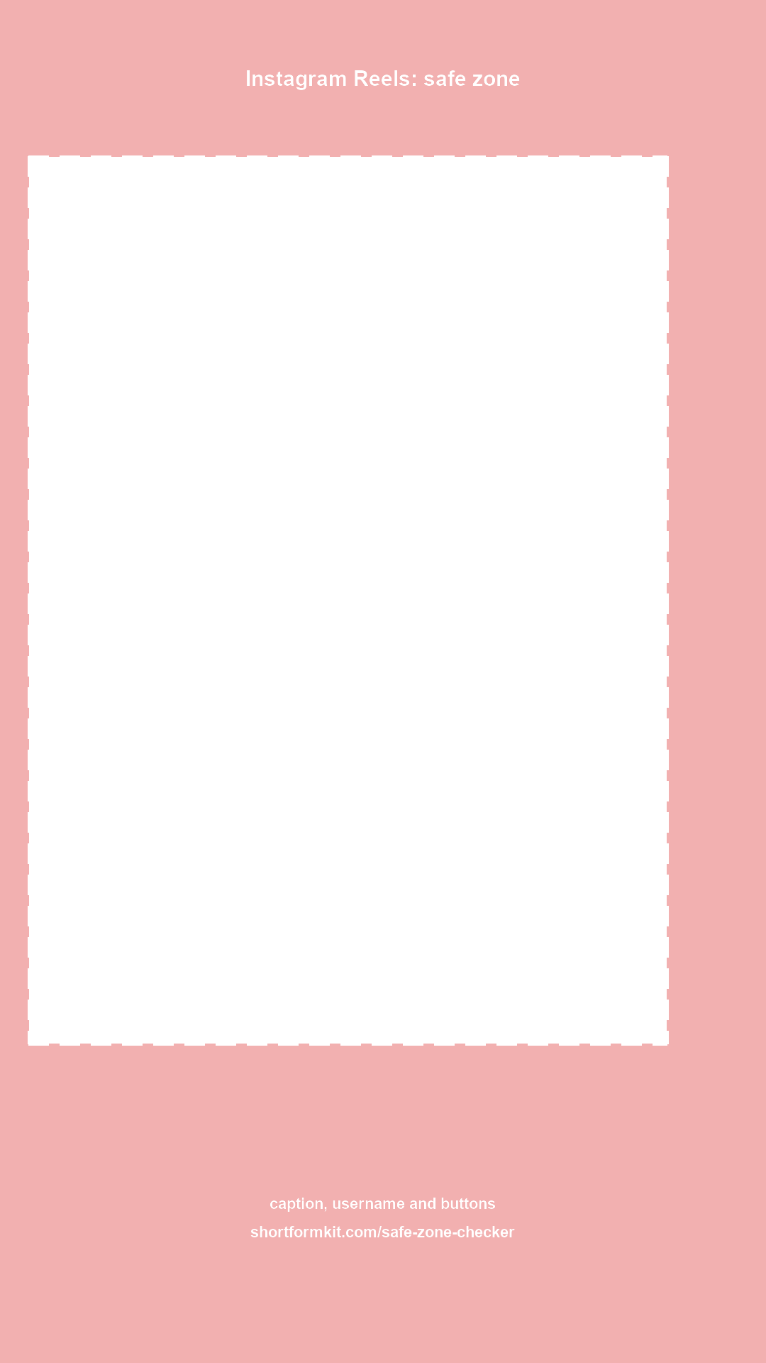 Instagram Reels safe zone template