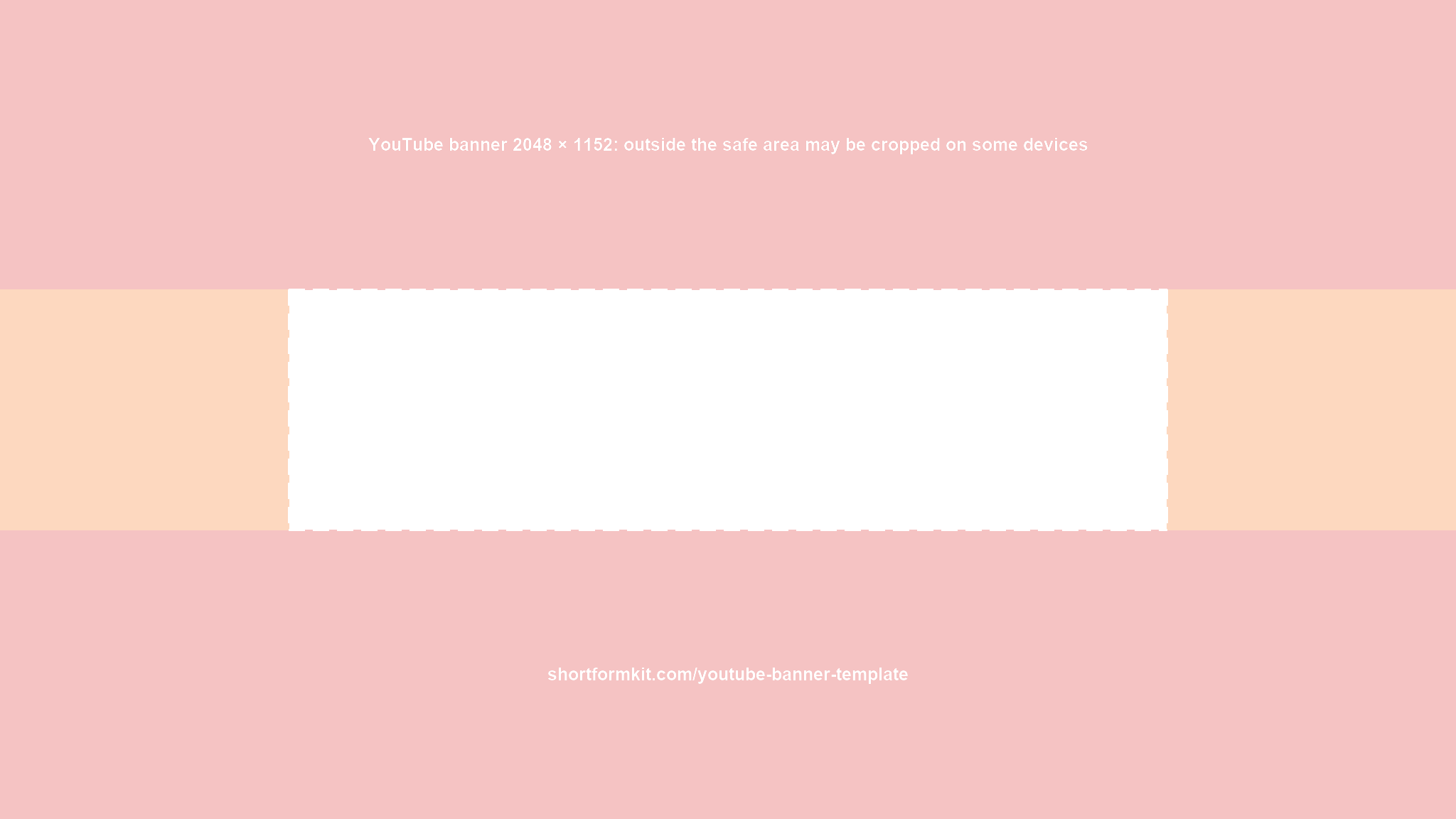YouTube banner template 2048x1152